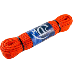 Шнур ПП плет. 6мм 16пр.20м СВЕТООТРАЖАЮЩИЙ