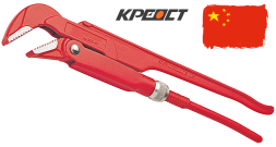 Ключ трубный разводной губки 45° "Креост" (1").