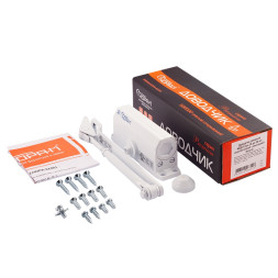 Доводчик №2s F (до 50кг) (бел.) морозостойкий с фиксацией "Нора-М"