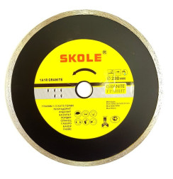 Диск алмазный сплошной(плитка) 230мм SKOLE