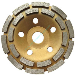 Чашка алмазная 100*22,23мм 2-х рядный сегмент