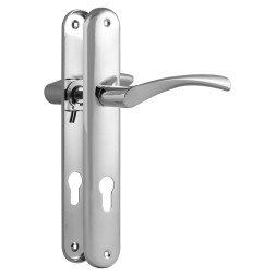 Ручка двер. на планке 100-85ММ  (хром) "Нора-М"