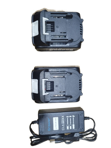 Бесщеточная аккумляторная дисковая пила - 185мм , 4Ah аккум. 2шт, З/У GROWER