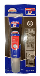 Силикон универсальный герметик в тубе 120мл (белый) Х-Pert (30 шт)