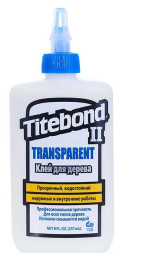 Клей Titebond  II TRANSPARENT столярный влагост. прозрачн. 237мл