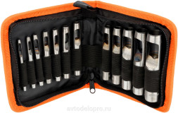 40412 Набор просечек 12шт. 3,0-19,0мм (в сумке) АвтоДело