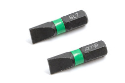 792502 Бита ударная 1/4, SL7х25 мм, (комплект 2 шт)