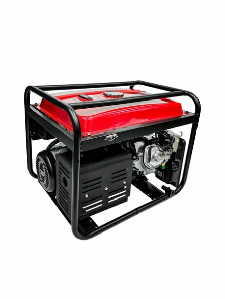 Генератор бензиновый BR5500-CU(Е) (5,0/5,5кВт,220В,50Гц,12В) электростартер+аккумулятор, медная обмо