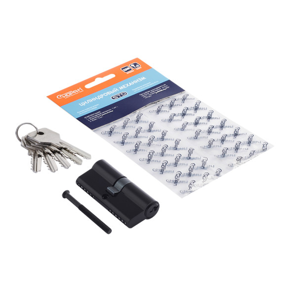 Цилиндр.мех-м STD Z  Л-60 (30-30) (черный)