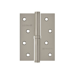 Петля сталь 750-4" (мат.никель) левая (100*75*2,7) №2  "Нора-М"