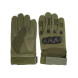 Перчатки треккинговые СЛЕДОПЫТ TACTIC POWER, с защитой суставов, зеленые, размер M