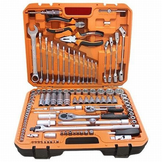 39808 Набор инструмента 108пр. 1/2"DR 1/4"DR; Professional, Авто Дело