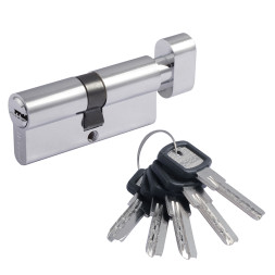 Цилиндр.мех-м ЛПУВ.УК-60 (хром) (30-30)  "Нора-М"