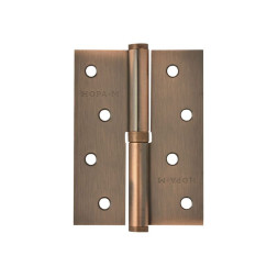 Петля сталь 750-4" (медн.покр.)левая (100*75*2,7) №2  "Нора-М"