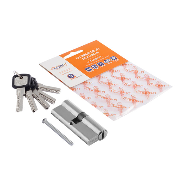 Цилиндр.мех-м ЛПУ-100 (хром) (50-50)  "Нора-М"