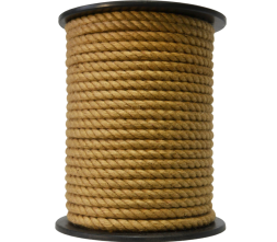 Канат джутовый крученый 16мм 4 пр. (70м бобина) (50м бобина) (90м бобина)