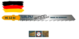 Пилка WILPU HC 12bi  5шт/уп.(ан.101BF)  для дерева до 30мм и пластмассы (чистый рез)