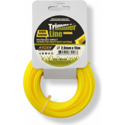 Леска для триммера квадрат SQUARE салатовый 3,0мм/15м