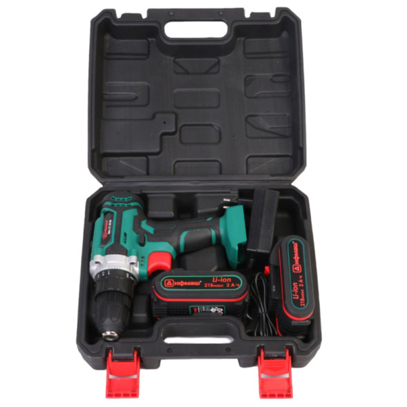 Шуруповерт аккумуляторный 21В 2,0А*ч (ША-21-01М) "ДИФМАШ"