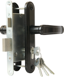 Замок врезной ГАРАНТ ЗВ4-3.03 черный