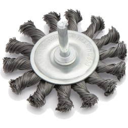 272100 Щетка для дрели крученая плоская 100мм (36шт)