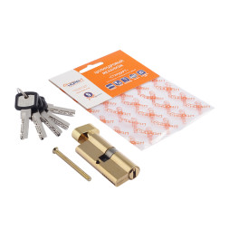 Цилиндр.мех-м ЛПУВ.УК-80 (латунь) (40-40)  "Нора-М"