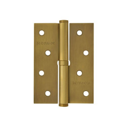 Петля сталь 750-4" (мат.кофе.)левая (100*75*2,5) №2  "Нора-М"