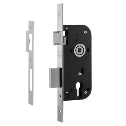 Корпус замка КЗВ-100 (70мм) (хром)  "Нора-М"