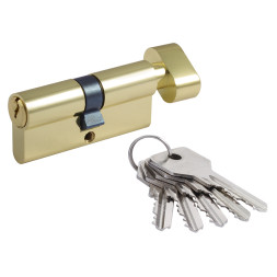 Цилиндр.мех-м ЕСО AL ЛВ-80 (латунь) (40-40)  "Нора-М"