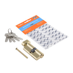 Цилиндр.мех-м ЕСО AL ЛВ-80 (латунь) (40-40)  "Нора-М"