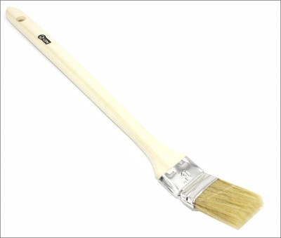 Кисть радиаторная плоская натуральная щетина 1,5"(38мм) (12шт) ON