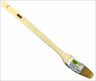 Кисть радиаторная плоская натуральная щетина 1,5"(38мм) (12шт) ON