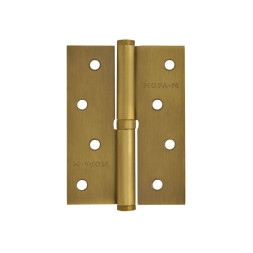 Петля сталь 750-4" (мат.кофе.)правая (100*75*2,5) №2  "Нора-М"