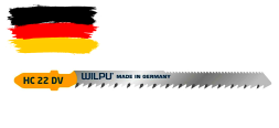 Пилка WILPU HC 22 DV 5шт/уп. для ламината, паркета, ДСП (криволин., чистый рез)