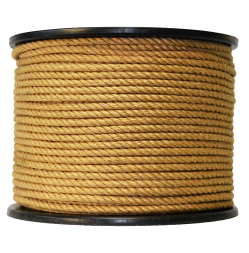 Канат джутовый крученый  8мм (200м бобина)