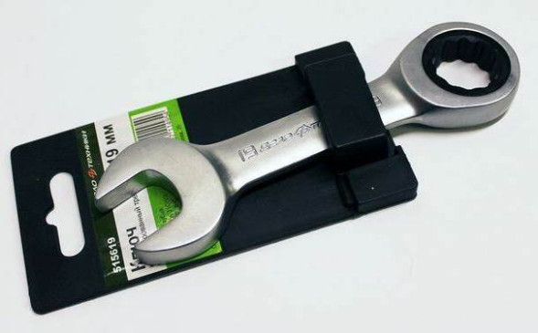 515617 Ключ комбинированный трещеточный короткий 17 мм (5шт)