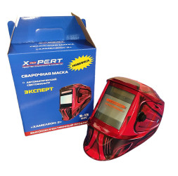 Маска-Хамелеон 5684 Красная с рисунком X-PERT