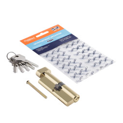 Цилиндр.мех-м STD Z  ЛВ-90 (45-45) (золото)