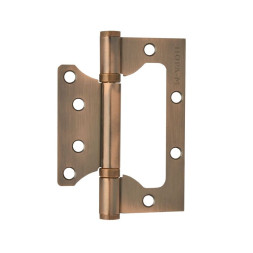 Петля накладная унив. 800-4" FНР АС (медн.покр.) без колп. (100*75*2,5)  "Нора-М"