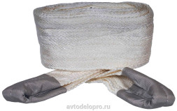 44406 Трос буксир. рывковый (динамический) 6т. (лента 5м, петля-петля) АвтоДело