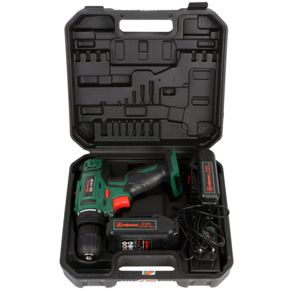 Шуруповерт аккумуляторный 14В 2,0А*ч (ША-14-02) "ДИФМАШ"