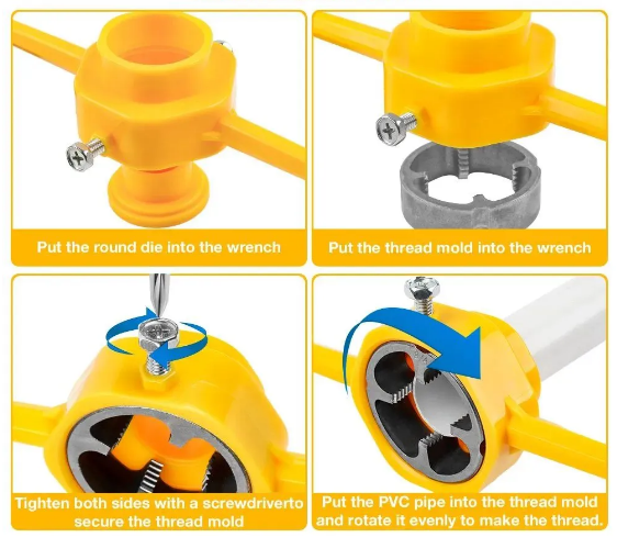 Набор Плашек для ПВХ труб X-PERT