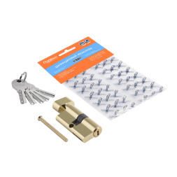 Цилиндр.мех-м STD AL ЛПВ-60 (золото) (30-30) "Нора-М"