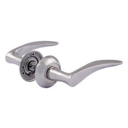 Ручка дверная AL 38A AL (хром)  "Нора-М"