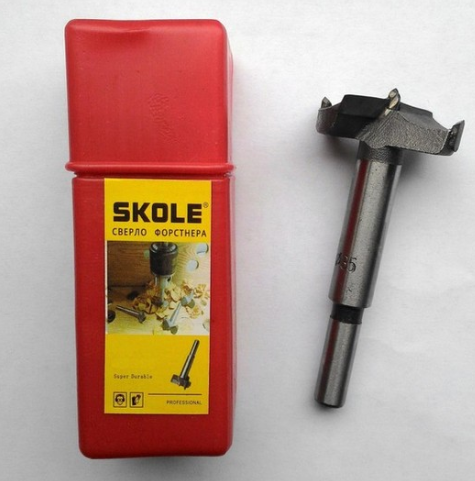 Фреза форстнера с победитом d-18 Skole