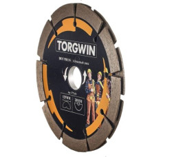 Диск алмазный  слотированный (Двойной, спаянный /штраба 6,5) 125*10*2,5/6,4*20/16 TORGWIN