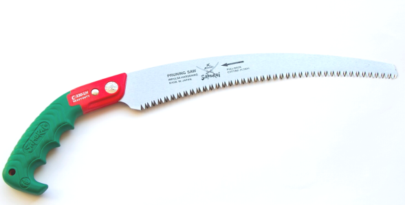 Пила усилен/изогн.полотно,дер/ручка L=300мм/4/1.2мм в чехле с поясным креплением SAMURAI