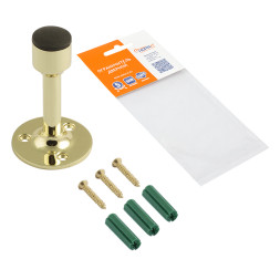 Ограничитель дверной настен.111 (золото)  "Нора-М"