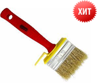 Кисть мини-макловица пластиковая ручка нат. щетина 30х120 (12шт) ON