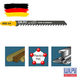 Пилка WILPU HGS 14  5шт/уп.(ан.144D) для дерева до 50мм (быстрый рез)